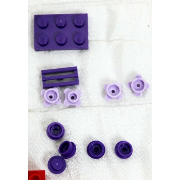 180+ Pieces Orange Purple Red & Yellow Lego Building Assorted Bricks Parts - Picture 5 of 5